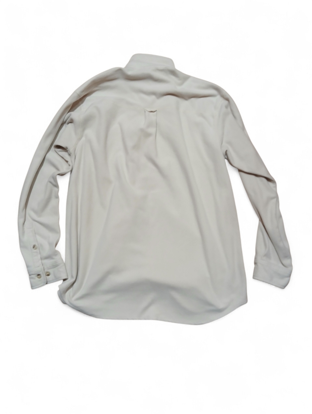 Columbia Men's Size Large Neutral Beige Button-Front Fleece Shirt Jacket - Picture 7 of 7
